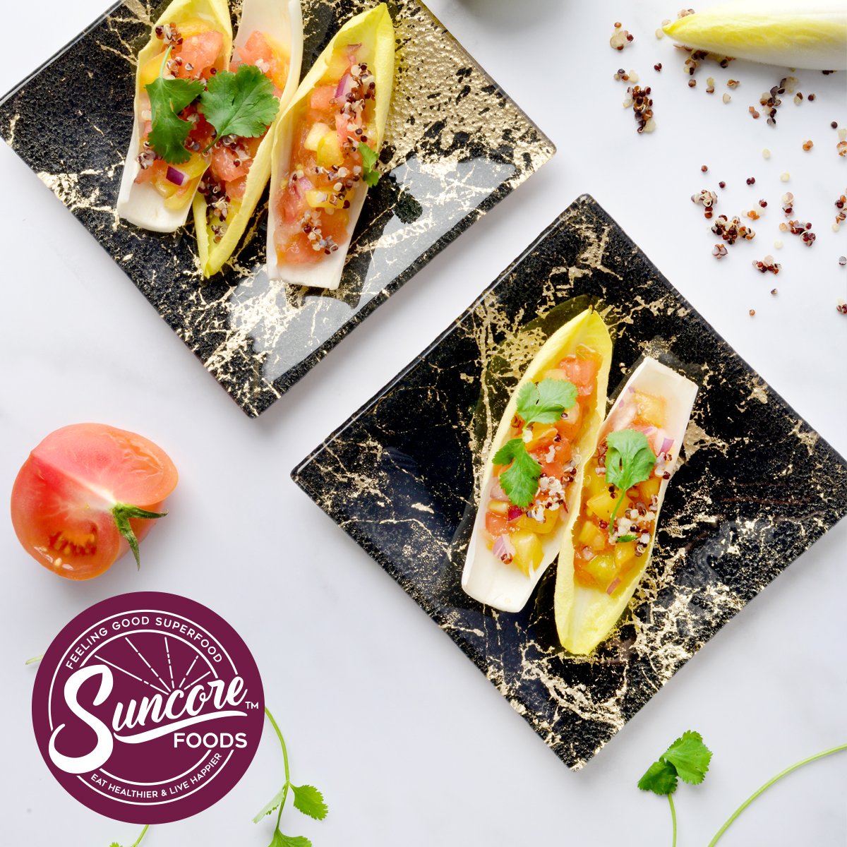 suncorefoods's tweet photo. This #fingerlicious salad is rather elegant & perfect for welcoming spring. The quinoa adds crunch to this sweet and bitter salad allowing for a flurry of beautiful flavors in your mouth, with every bite.
#suncorefoods #healthy #healthyliving #quinoa #salad #cilantro #spring https://t.co/yXNPJkMCnv