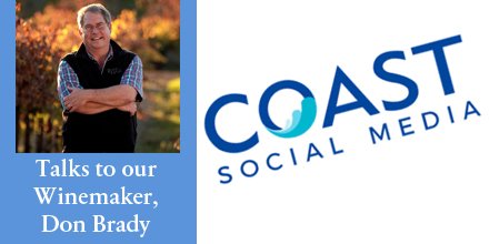 Coast Social Media talked to our Winemaker, Don Brady. See their article at:
coastsocialmedia.com/2018/03/21/169…