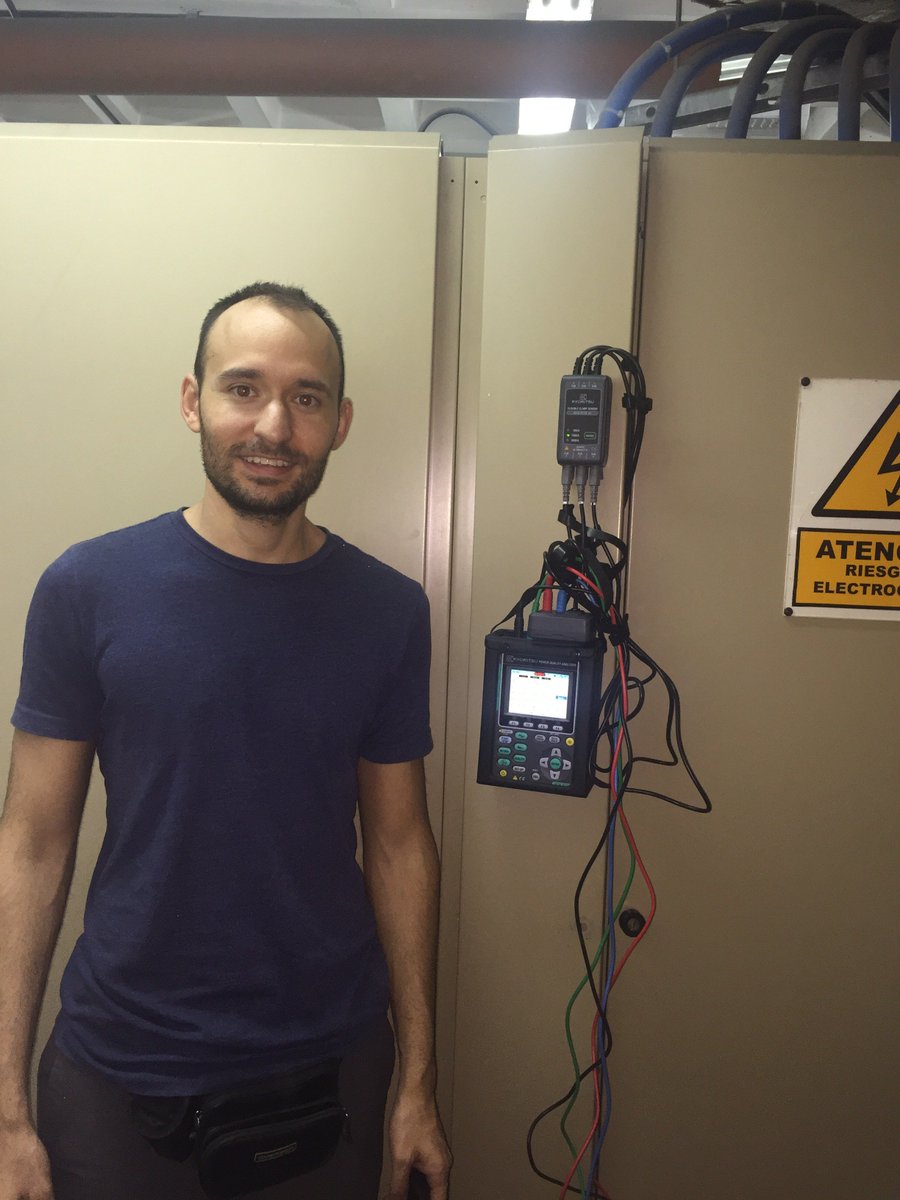 IECOR's tweet photo. Realizando mediciones de calidad de energía en el edificio corporativo de ARCOR. https://t.co/2yamnBib7d
