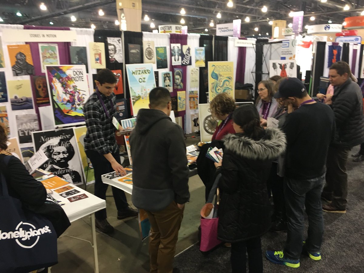 plympton's tweet image. The #PLA18 #recoveringtheclassics rush! Booth 1256 and 1258!