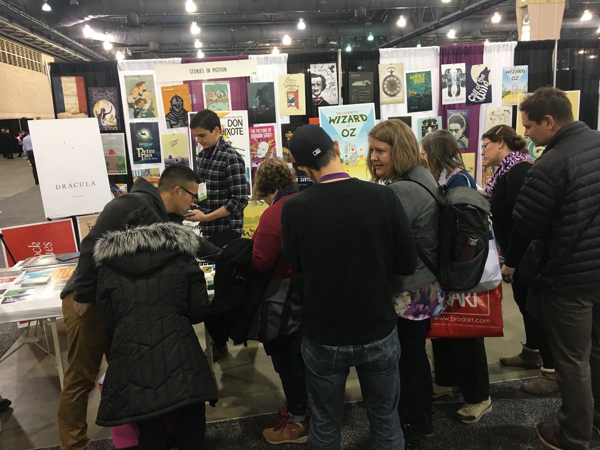 plympton's tweet image. The #PLA18 #recoveringtheclassics rush! Booth 1256 and 1258!