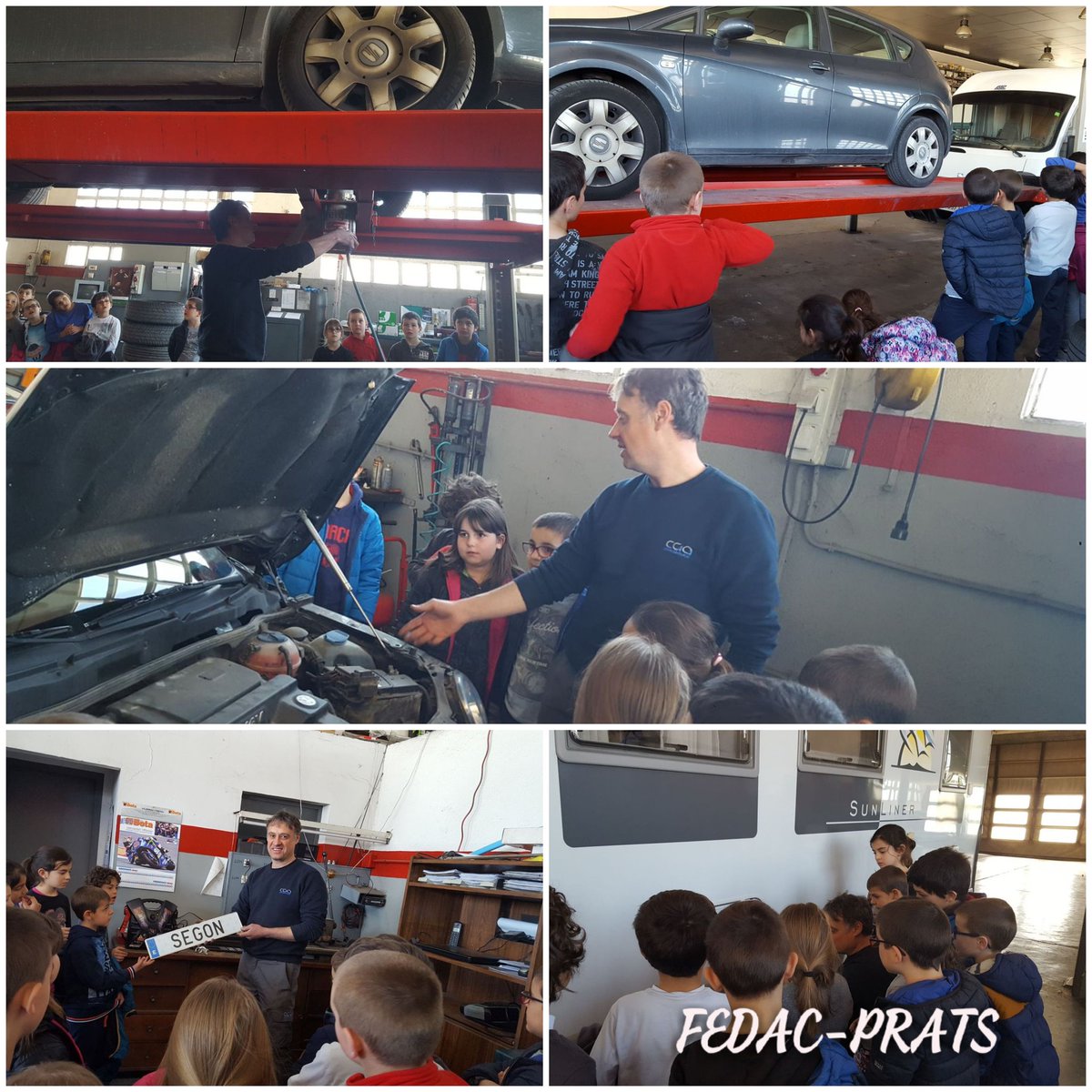 FEDACPrats's tweet photo. Tanquem el projecte dels transports visitant un taller de cotxes i entrem en una autocaravana.
#segondeprimària #PratsDeLluçanès #mecànic #fempoble #oberts #ensformem #aprenem #aprenentatges #projectes #transformadors #visitem #transports #passióxeducar #avuixdemà @twtFEDAC https://t.co/2SeLk48Tpo