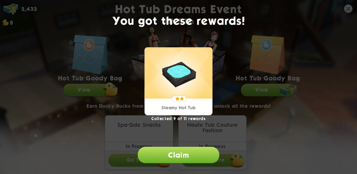 Hot tub party at my place!