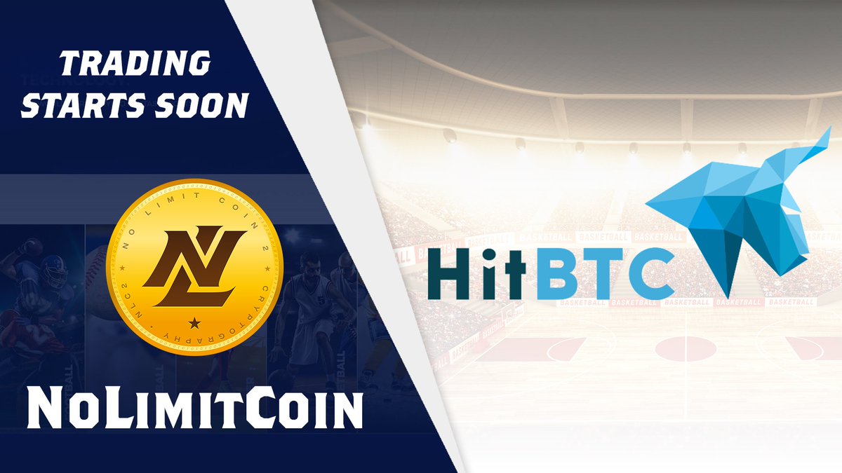 NoLimitCoin's tweet photo. We are happy to announce that NoLimitCoin (NLC2) will soon start trading on @hitbtc https://t.co/waP4r8UbXo