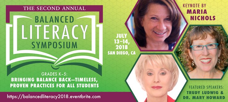 The Second Annual #BalancedLiteracy Symposium: Grades K-5: Bringing Balance Back—Timeless, Proven Practices for All Students. Get all the details here: balancedliteracy2018.eventbrite.com   #BalancedLit2018