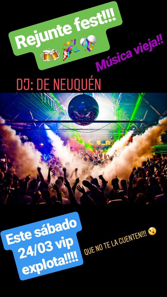 LucassDiaz01's tweet photo. Ya podes comprar tu entrada en Kahuna!! ($100) 🔥🔥 #RejunteFest Que no te la cuenten! 🎊🎉 https://t.co/pHXGwIrZT3