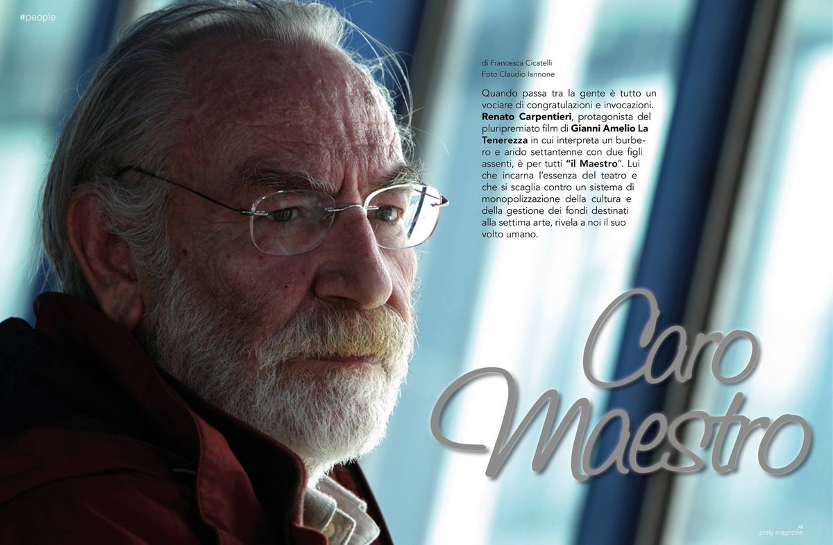 #DavidDiDonatello #migliorattore

La nostra intervista a Renato Carpentieri su party magazine fall edition 2017 
partymagazine.it