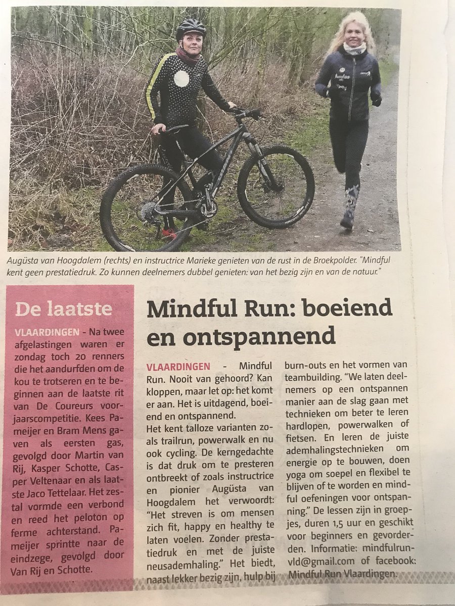 RunningFriends3's tweet image. Superleuk stuk in de vlaardingse krant 🤗🏃‍♀️🚴‍♀️
