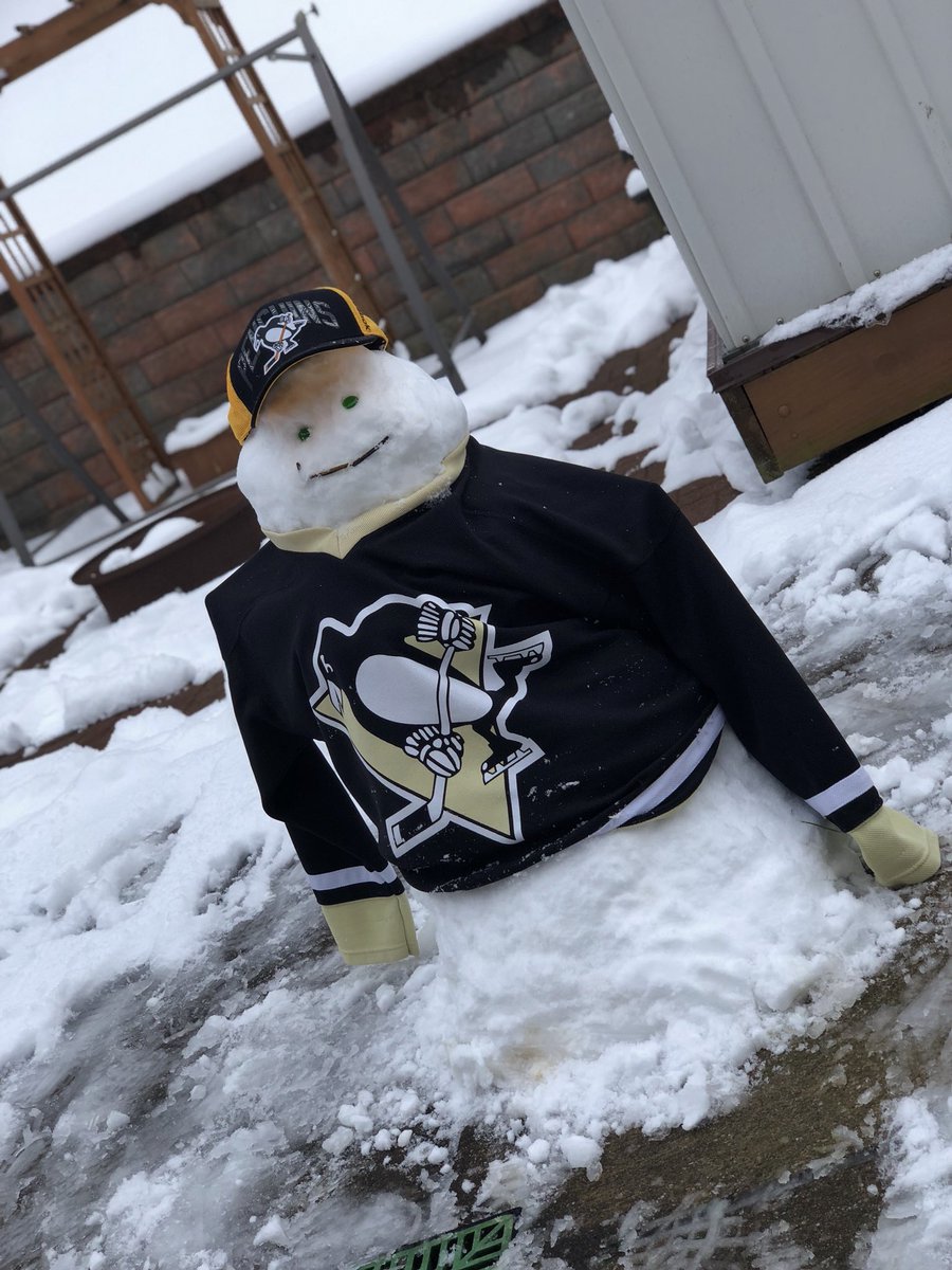 treppax's tweet photo. I just made a Penguin’s snowman. #LetsGoPens @penguins https://t.co/HoynLc0Ib8