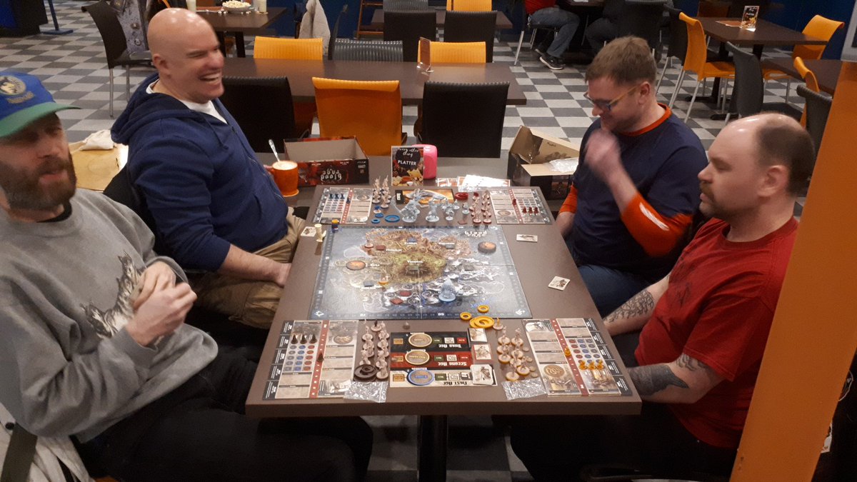 TheBoardRoomGC's tweet photo. Our Blood Rage Event is in full swing in Bedford! @CMONGames @eric_lang #CMONplay https://t.co/7ixoTZEFe1