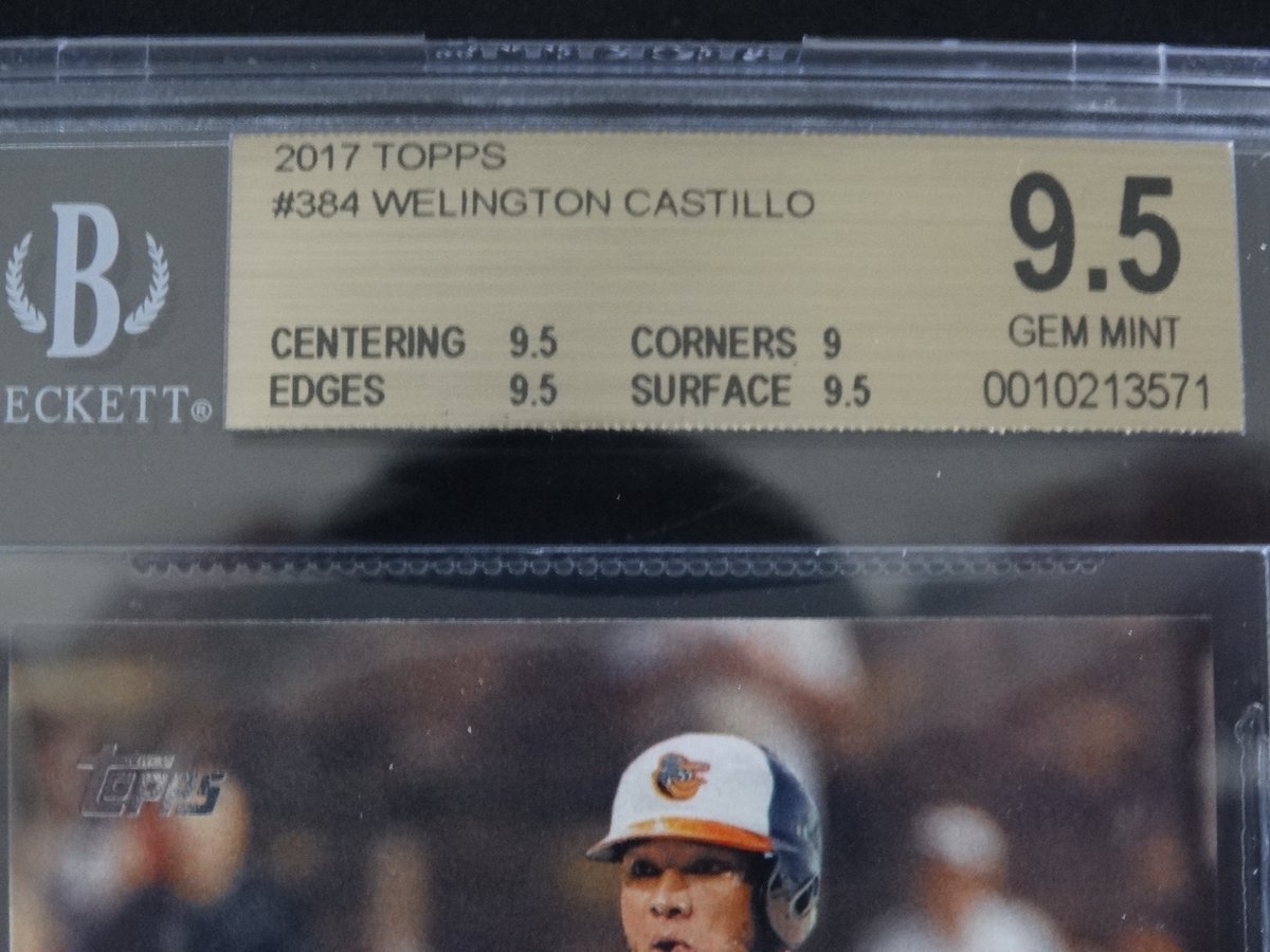 mugsfrank_shirt's tweet image. Check out 2017 #Topps #384 #WelingtonCastillo #Baltimore #Orioles Error Print Mark Front #BaseballCard #BGS 9.5  ebay.com/itm/2924934351… via @eBay