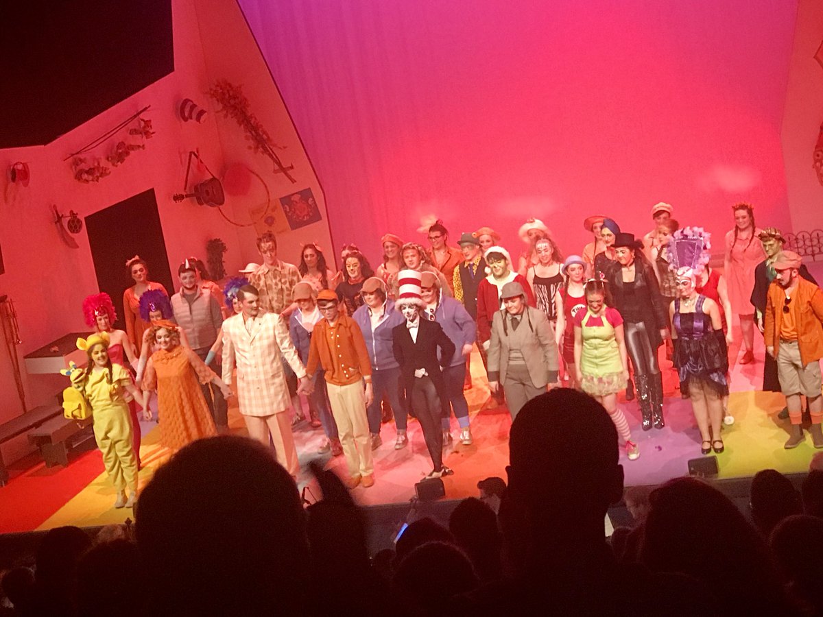 patjburke's tweet photo. Outstanding! Congratulations to everyone involved in the @MIDAS_MIC production of Seussical the Musical in @LimeTreeTheatre. Another demonstration of incredible student talent and commitment at @MICLimerick https://t.co/3PoR2NEhny