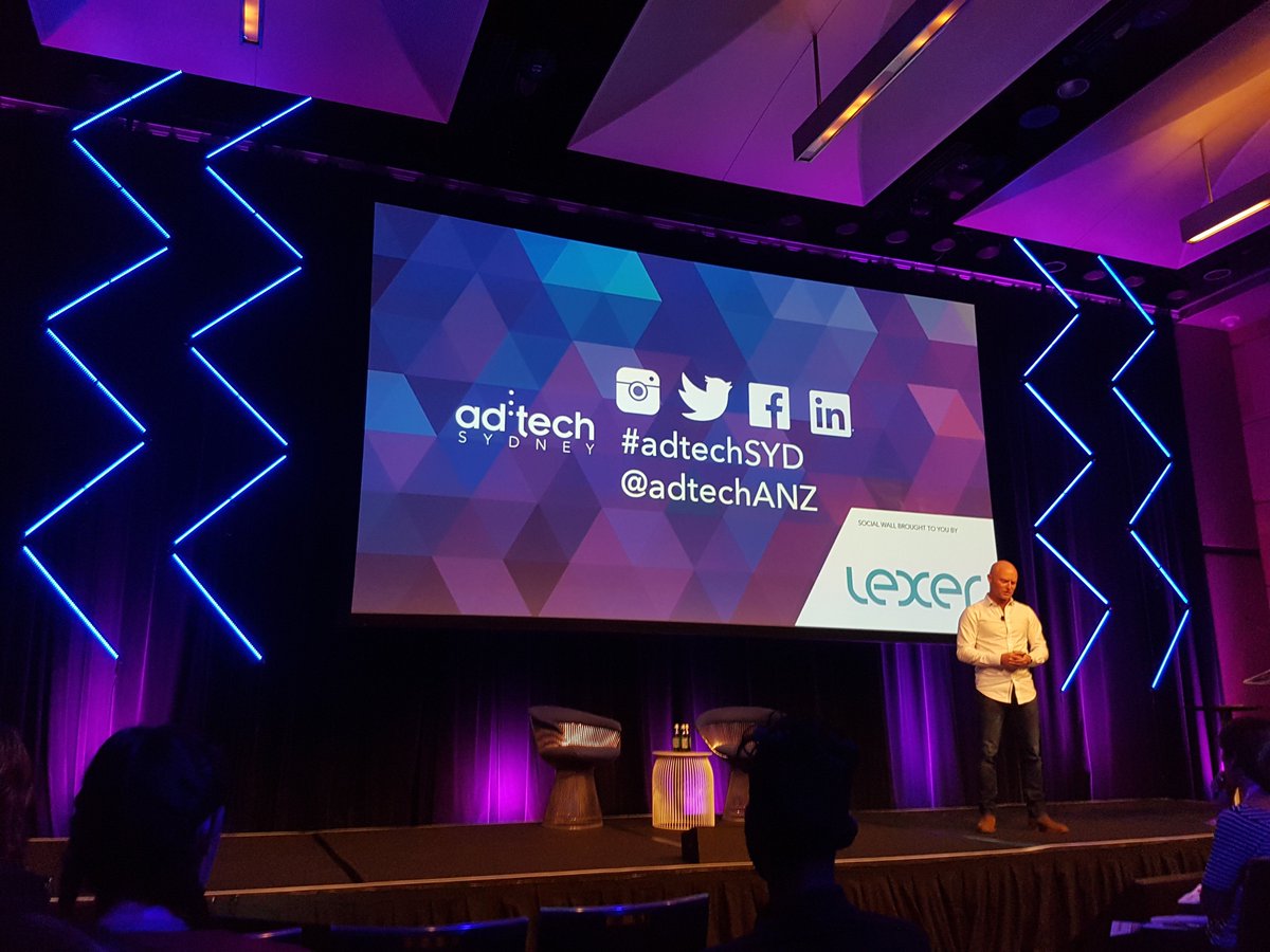 lexer's tweet photo. Excited to partner with @adtechANZ for two days of celebration of those who have changed the game, shifted society and made brand experiences magical.
#adtechsydney #adtech #adtechANZ #pioneers #settlers https://t.co/vqrp85rCgD