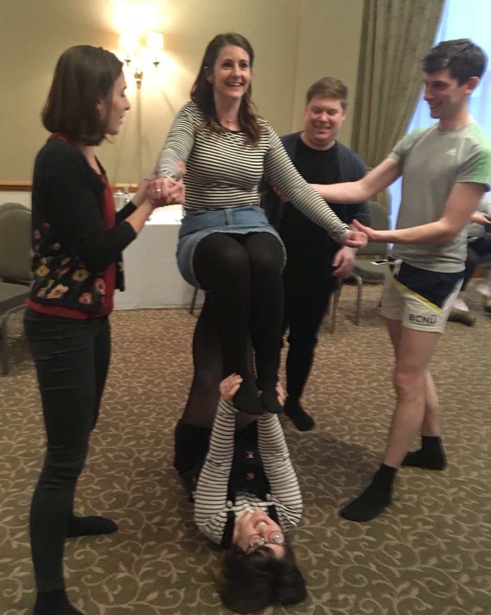 CarysNelkon's tweet photo. Learning SO much at #CloreEl from the best speakers &amp; peers ❤️ wasn't expecting today to end with acrobatics but I'm so glad it did! 😂 https://t.co/QPEStvDfHY