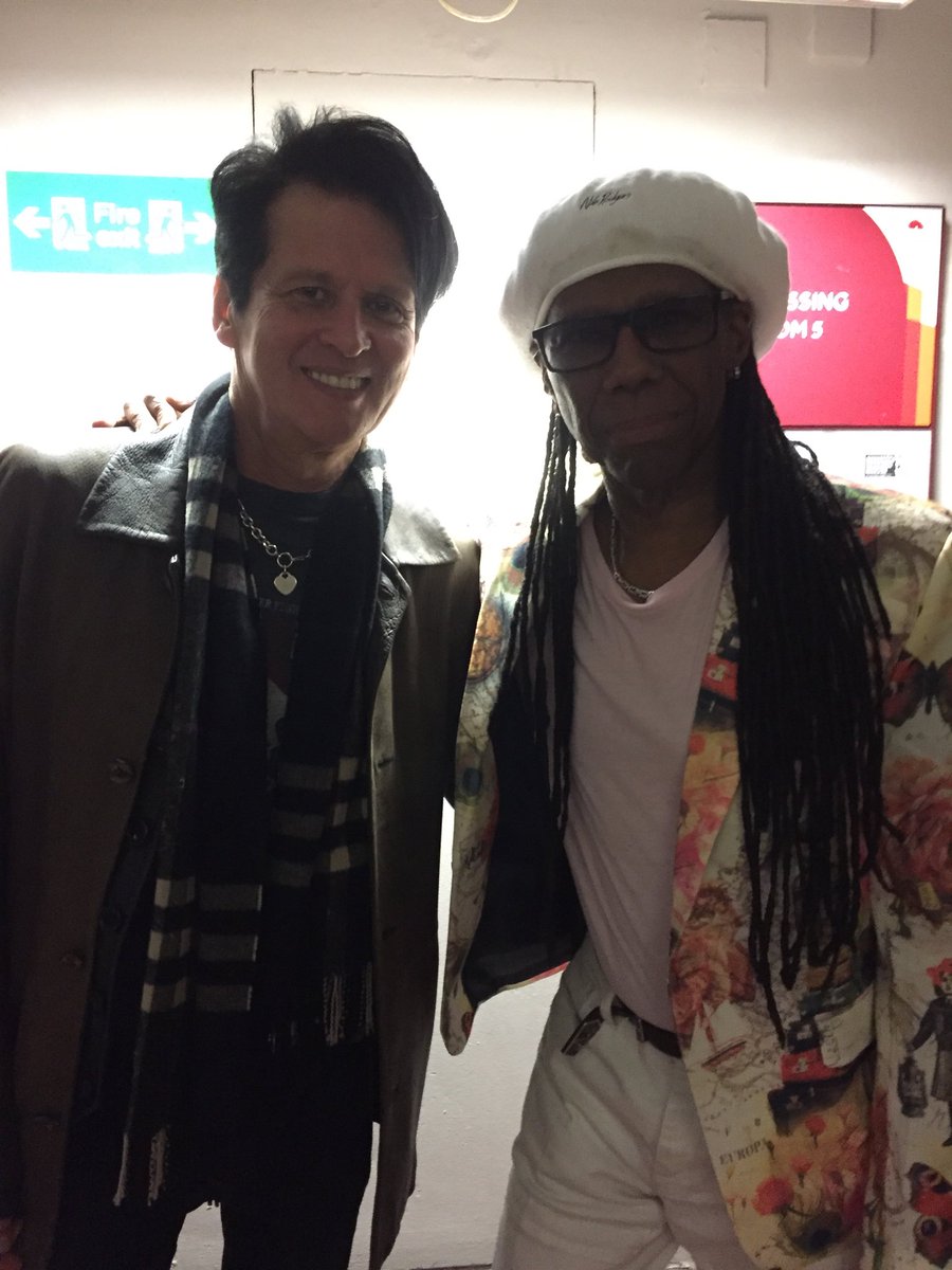FrankTopcat's tweet photo. Nile Rogers and I at the Royal Albert Hall https://t.co/hqXdLBONa9