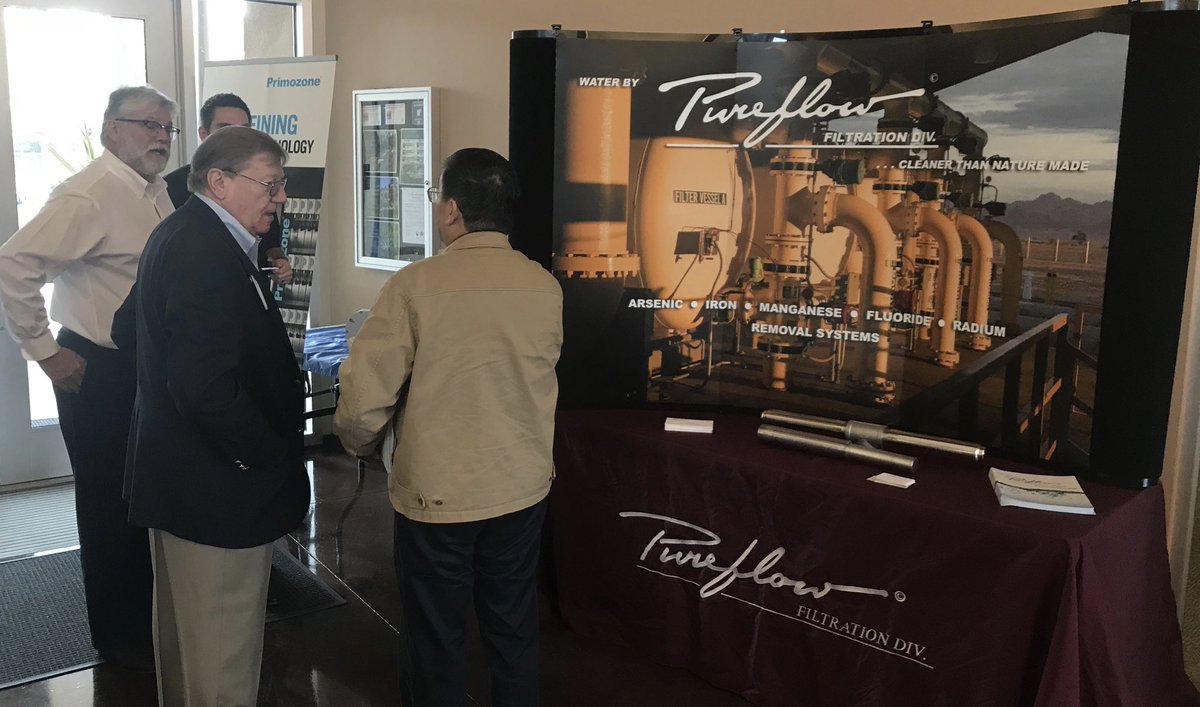 waterbypureflow's tweet photo. @PFDIV partnering with Primozone to address emerging groundwater contaminant solutions at the AGWA-AGWT annual conference #pureflowozone #primozone #AGWT #cbwcd #ozone #ozonesolutions #GROUNDWATER #pureflowfiltration #pfc #TCP https://t.co/kQuo6rLn8G