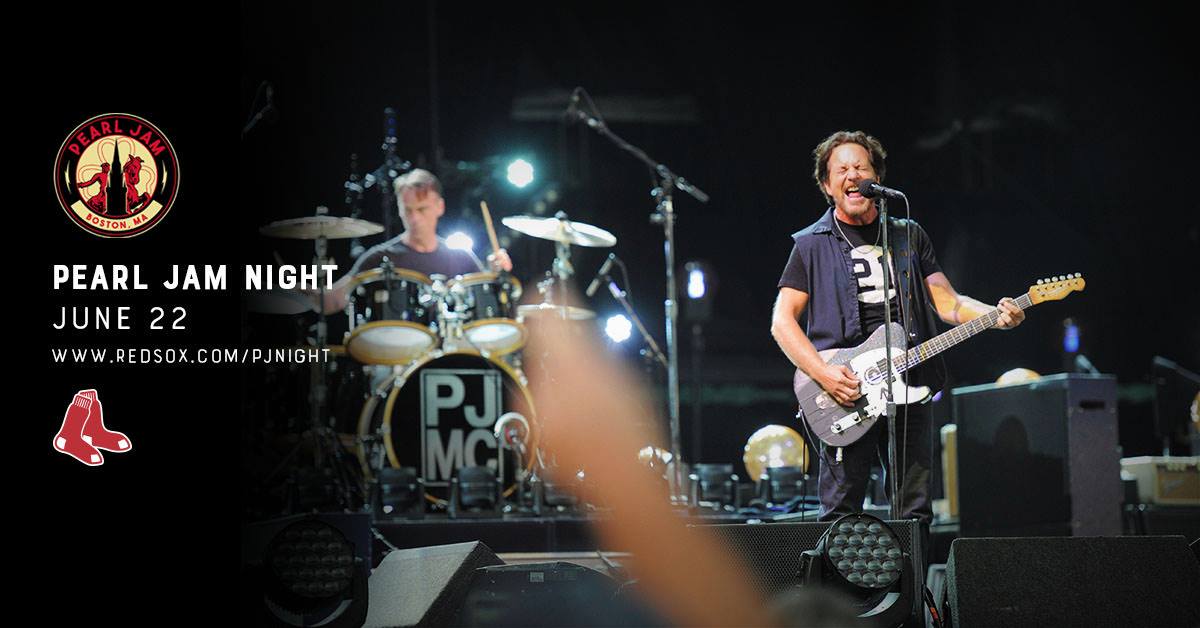 Pearl Jam on Twitter "Celebrate PearlJam Night at FenwayPark on 6/22