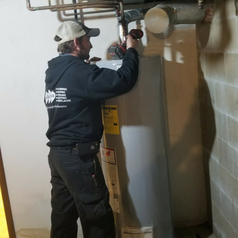 Dalton Plumbing, Heating, Cooling & Electric on Twitter "Working hard on waterheaterwednesday