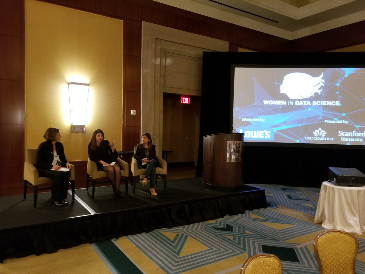 mhadzikadic's tweet photo. Insightful presentations and a panel at Women in Data Science https://t.co/XPWBKAOhaT