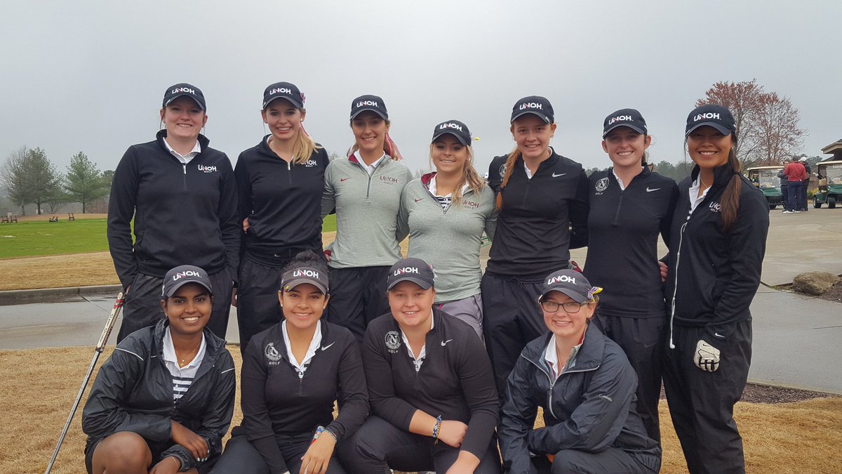 UNOHWomensGolf's tweet photo. While we didn't finish exactly the way we wanted it was a great week for the Racers. Racers finished 3rd at their first ever hosting invitational at Bear's Best in Georgia. #RacerPride #continuingthework https://t.co/bBZRgva4mG
