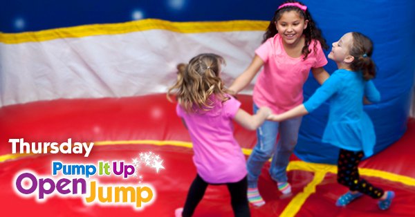 PumpItUpTucson's tweet photo. Come join us this Thursday, March 22nd for our weekly Open Jump! Don't forget to make your reservations online! https://t.co/ttxdKPRDHG https://t.co/UP4SjNDZer