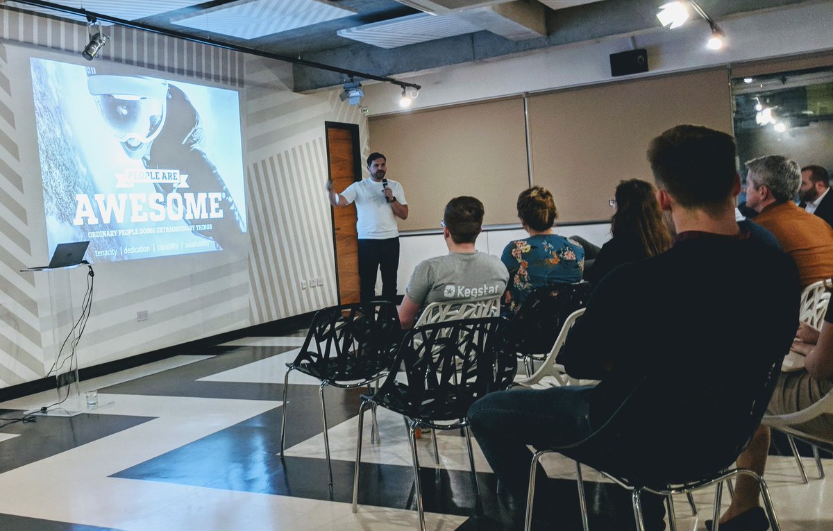 People are awesome indeed! A timely reminder from Christian Barden <a href="/kegstarkegsuk/">Kegstar Europe</a> at #CraftworkGrowthClub this evening on why focusing on your people, purpose and culture (and not just your results) is a winning formula for business success in today's market.