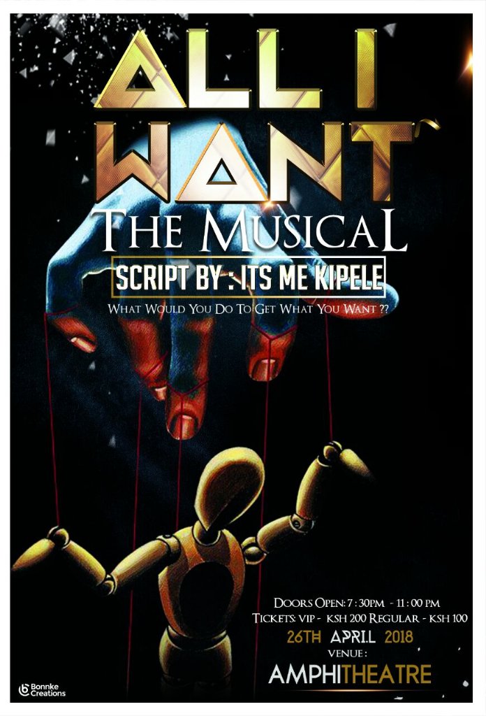 HellenJohnnes1's tweet photo. Coming up on 26th April is 'All I Want' by Its Me Kipele. You can't miss thi for anything. @MERCYMUMO8 https://t.co/enaecDDayT