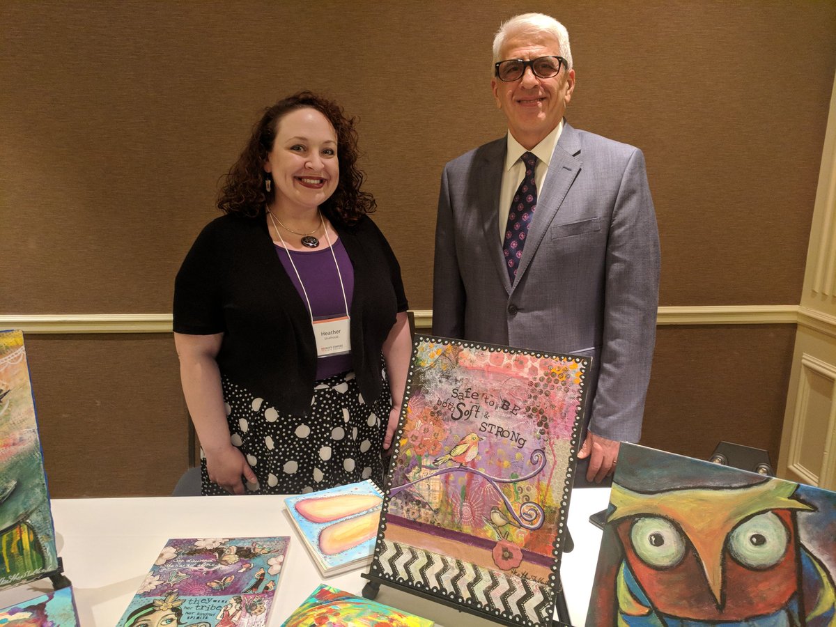 SandraBarkevich's tweet photo. A few of our fabulous @SUNYEmpire faculty and staff sharing their work with #SUNYEmpire Provost @DavidBejou during the Arts, Authors and Posters Reception. https://t.co/nF6dAEwcxu
