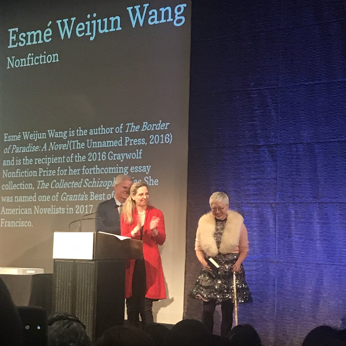 congrats @esmewang!! #WhitingAwards