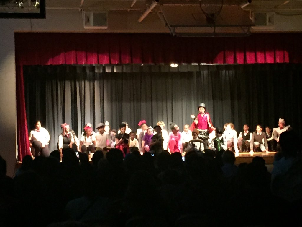 HunterPrincipal's tweet photo. Gifts and talents are on display for the first night of “James and the Giant Peach”!  @wcpssmagnets @CentralWCPSS https://t.co/Uws7TuLCM2