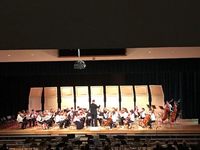The High School Orchestra Spring Concert--- we have some incredibly talented students!
