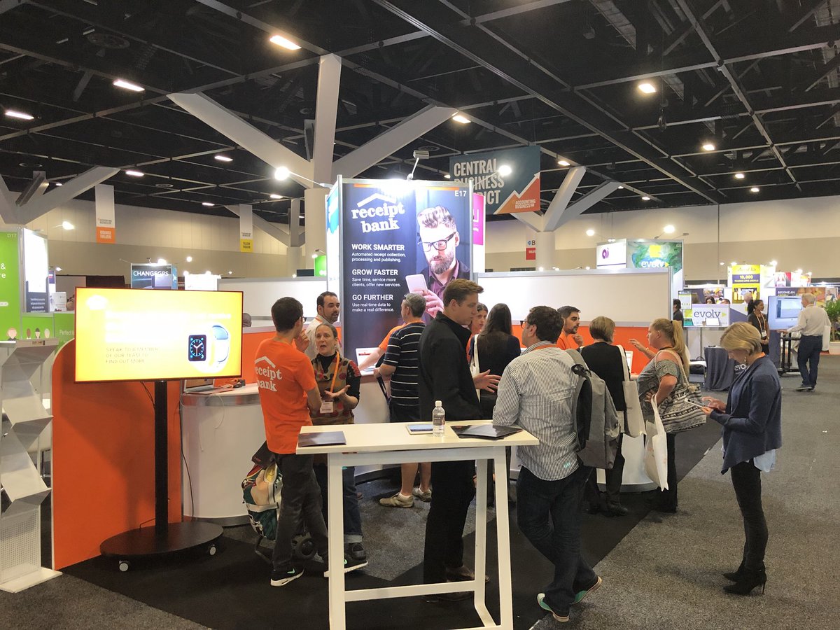 Another busy morning for the <a href="/ReceiptBank/">RB</a> team at Day 2 of the #ABExpo in Sydney! Come say hi!