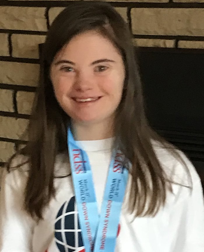 MUCougars's tweet photo. Quinn Crispell beat Mother Nature to complete the World Down Syndrome Day 3.21 Run.  It's not too late to donate:  https://t.co/sN6ngo9zdF. #ndss https://t.co/3stOnPMsMK