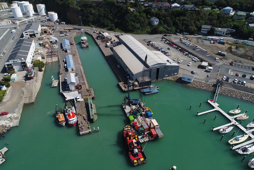 CLL completed piling works for the new buffer piles at the entrance to the dry dock on behalf of Total Marine at Lyttelton Port.  CLL completed 4x 800dia piles in water  7m deep, silt 5m deep &amp; 5m into bedrock. Works completed with Bulroc 800dia DTH on SR-45 drill rig off a barge