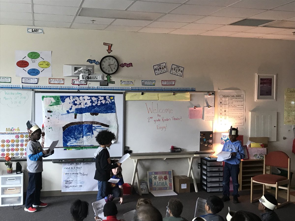 BrunkersBunker's tweet photo. These brave 2nd graders did a great job performing their readers theater plays! Great acting, fluency and charisma! @BrierCreekES @PosProject https://t.co/OKrU83oNhx