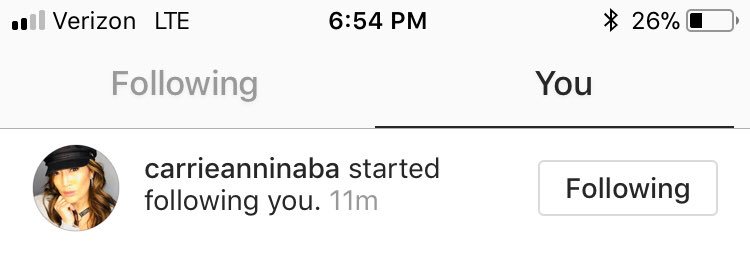 allibeth20's tweet photo. @carrieanninaba just followed me on Instagram. Crying because I wish my life was half as interesting as hers. So now I definitely have to meet her and the @DWTSAllAccess cast now. https://t.co/HWCAHRWTMF