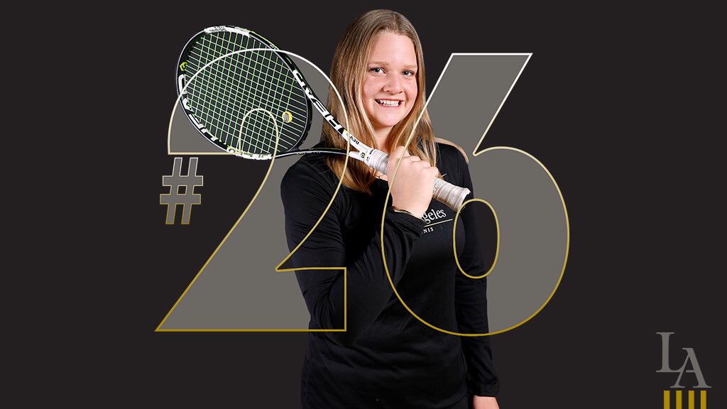 LAGoldenEagles's tweet photo. Luciana Di Laura has been ranked No. 26 in the nation in women’s singles by the @ITA_Tennis this week 🎾👏

📰 https://t.co/G3DAjiLq1h https://t.co/n1IVs18n6T