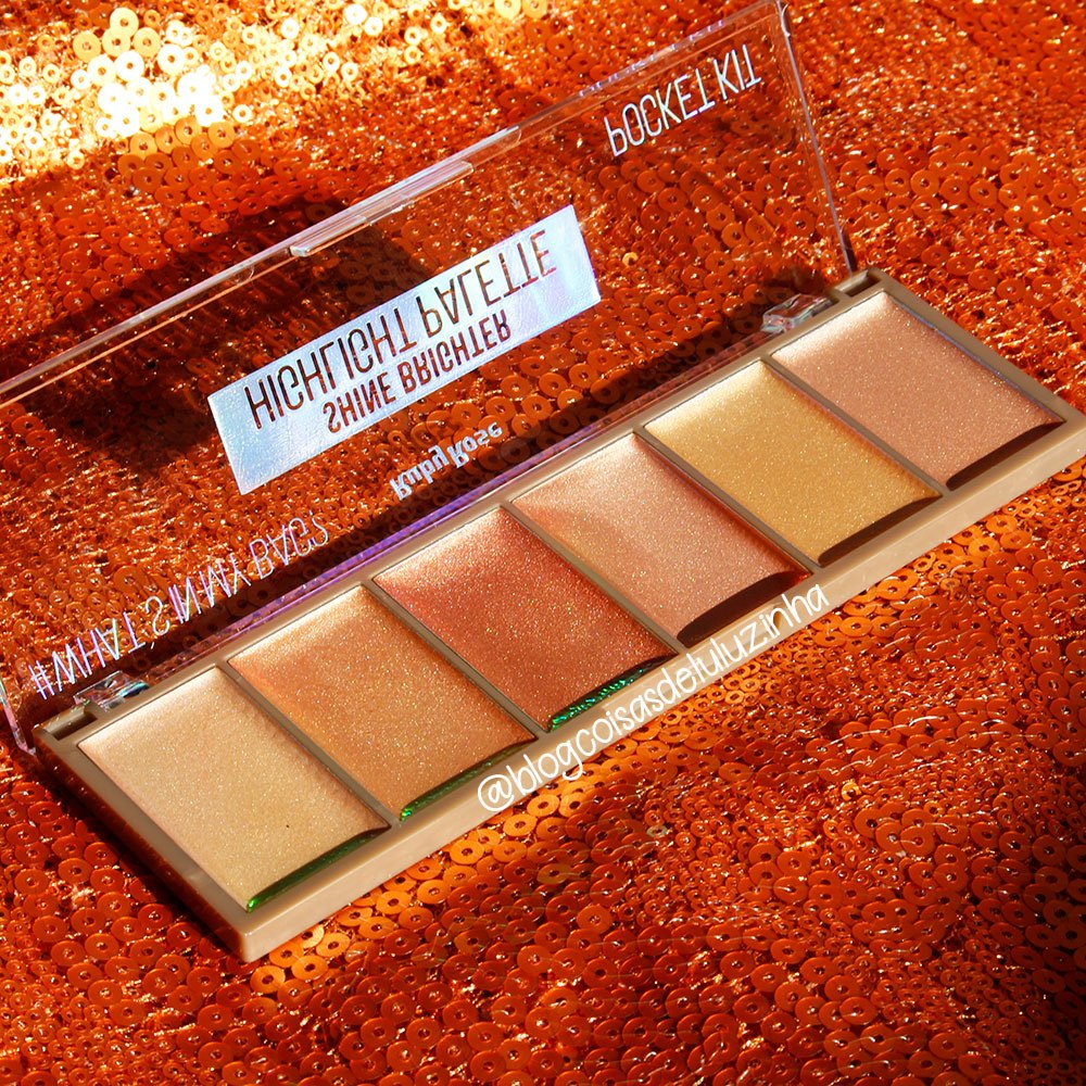 blogdeluluzinha's tweet photo. A @RubyRoseOficial está incontrolável com tantos lançamentos, confesso que já estou perdida!  A Shine Brighter é uma paleta de iluminadores cremosos que dão um ar mais natural na pele, é possível usar sozinho ou combinado com um iluminador em pó. #rubyrose #rubyrosemenota https://t.co/rCIQUbJ34g