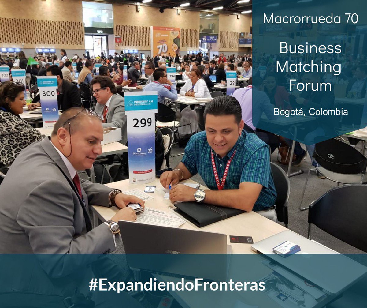 tdminter's tweet photo. Alcanzando mercados globales con lo mejor de Colombia a través de la participación de nuestra empresa en la Macrorrueda 70, donde se han dado cita más de 2,000 exportadores colombianos. #ExpandiendoFronteras https://t.co/iw5WPAwA7X