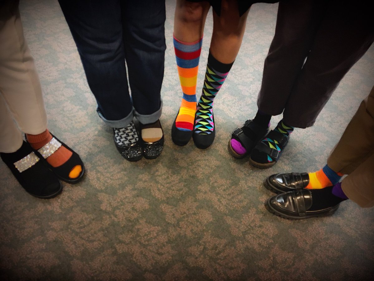 So proud to celebrate 3:21 by wearing mismatched socks and showing our love of people with Down Syndrome ELPASO_ISD @