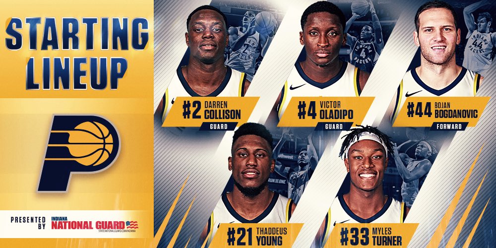 indiana pacers starting 5