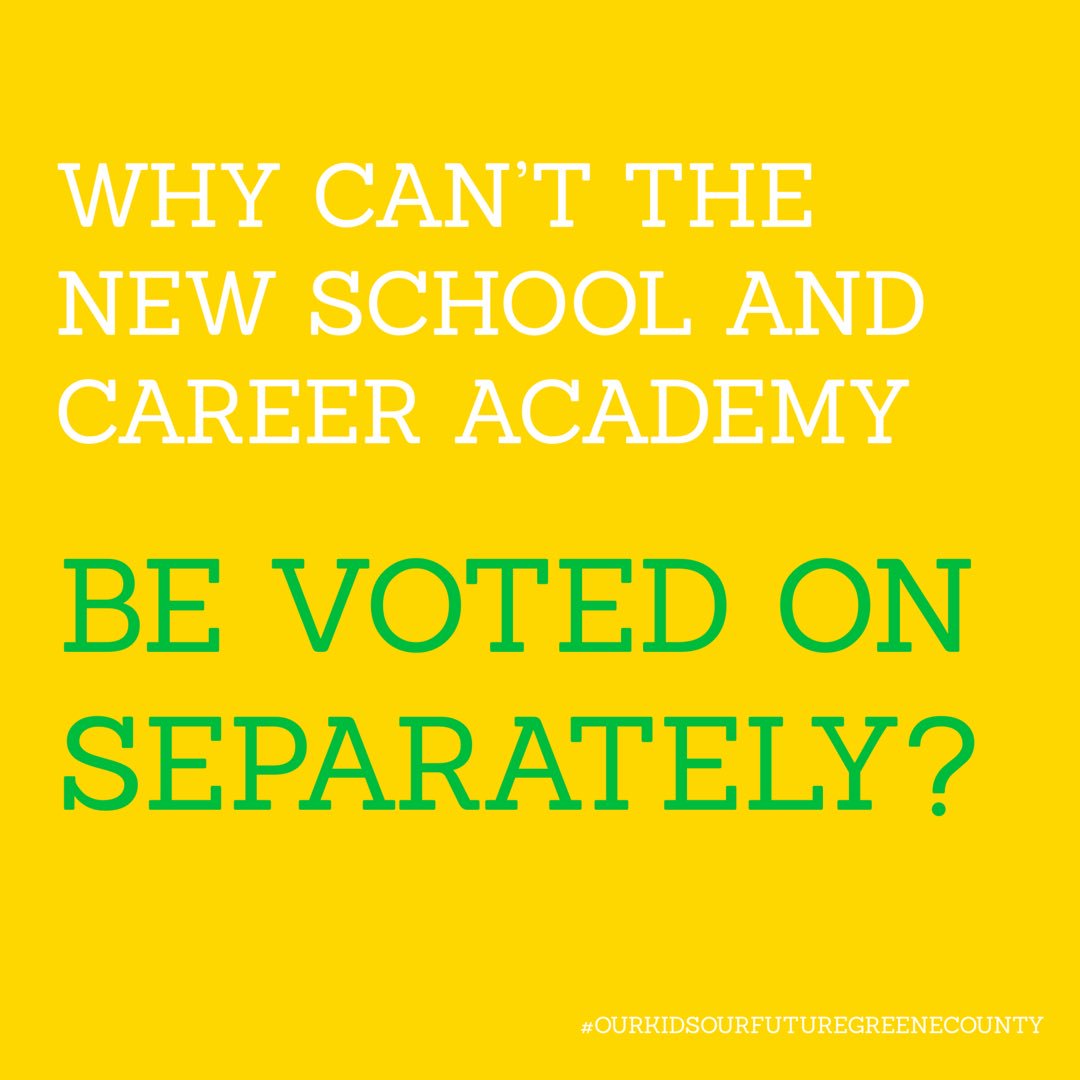 kidsfutureGC's tweet photo. Short answer: it just doesn’t make sense! Read more on our FAQ page here: https://t.co/fLLgEOCU5y #ourkidsourfuturegreenecounty https://t.co/XMi3m0LbhZ