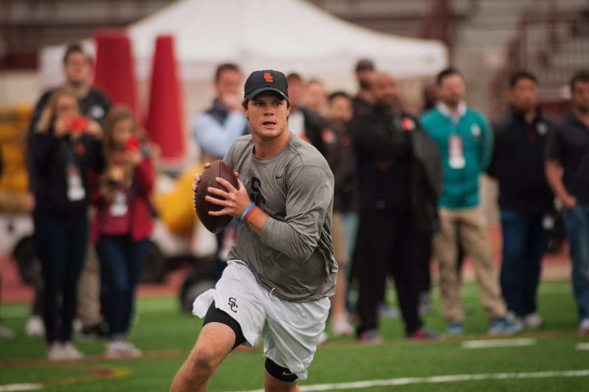 GSCoachHelton's tweet photo. Proud of all our NFL prospects for their performances today. Their futures are bright both on and off the field. #FightOn #USCtotheNFL https://t.co/4tMisMUaTg