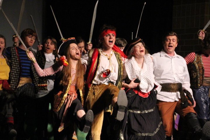 GCHSStudent's tweet image. Eventful Weekend:
Guys Lacrosse @ Noblesville at 7:30 Tomorrow 

🎼Musical Senior Night 🎭🎟
🗡Pirates of Penzance🗡
Thurs, Fri, &amp;amp; Sat. At 7:00 sharp  

May plenty of Legs be broken...