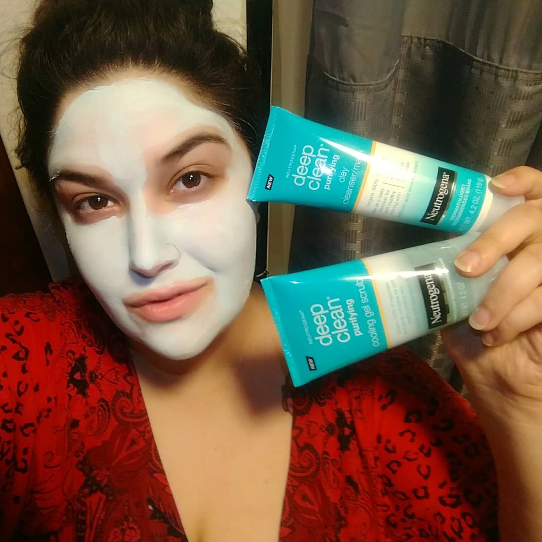 FaithCostaPlus's tweet photo. #Brand_Partner @Neutrogena has done it again! I am LOVING this Deep Clean Purifying Clay Cleanser/Mask and Cooling Gel Scrub! Highly suggest this skin treatment to people of all skin types! Thanks @Neutrogena ! #SkincareStatus #GoBeyondClean #Brandbacker https://t.co/SXduqJrz1H