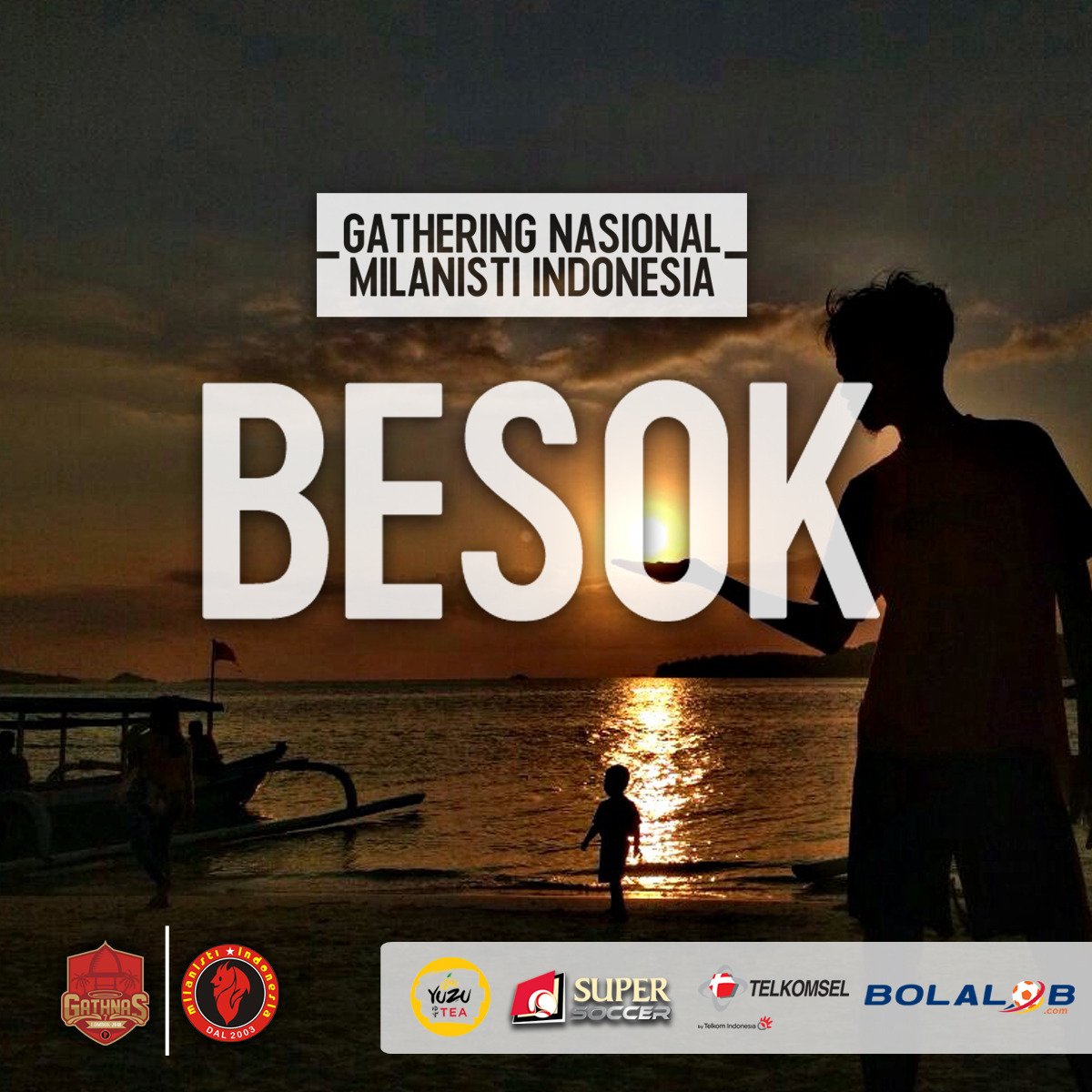 Selamat Pagi Milanisti.. Selamat Sampai tujuan yang hari ini berangkat @GATHNASMI2018 #Lombok termasuk mimin yg hr ini berangkat 😍😘🤘👍, mari kita sukseskan 😍😘🙏
Sampai jumpa dan bertemu di Lombok 😎 #MilanFamily #weareacmilan #MilanistiIndonesia #ForzaMilan ⚽🏆💪👏😄
