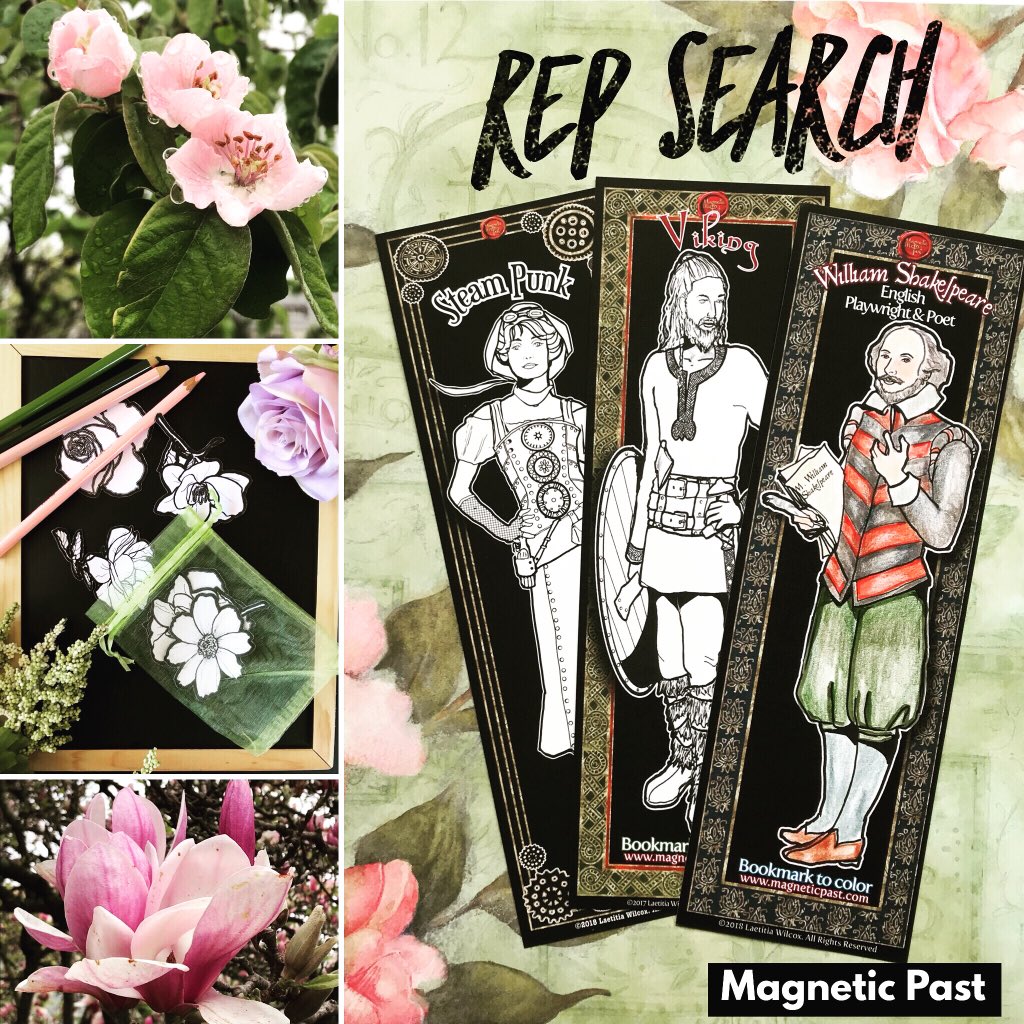 MagneticPast's tweet photo. You love bookmarks, books, history and coloring? Perfect—We are looking for reps!
Check our Instagram account for the details! https://t.co/FCOO2bi8NL