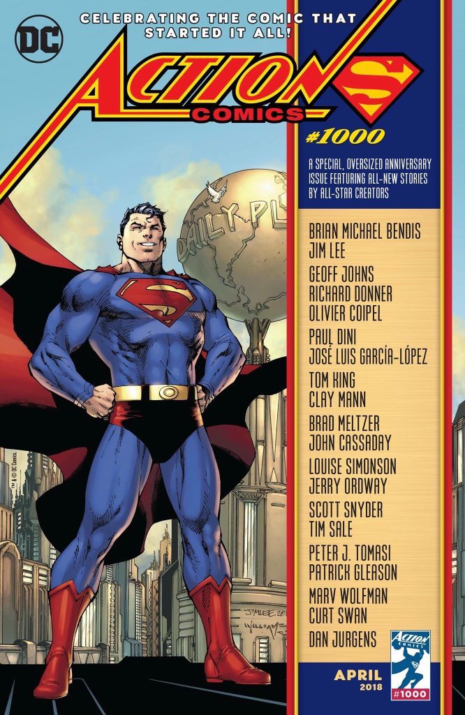 tbwUltraPowers's tweet photo. can’t wait for @geoffjohns #RichardDonner &amp; #OlivierCoipel on “Action Comics” #1000 from @DCComics #Superman #Action1000 #ActionComics #theredtrunksareback https://t.co/9qBIXzqiEZ