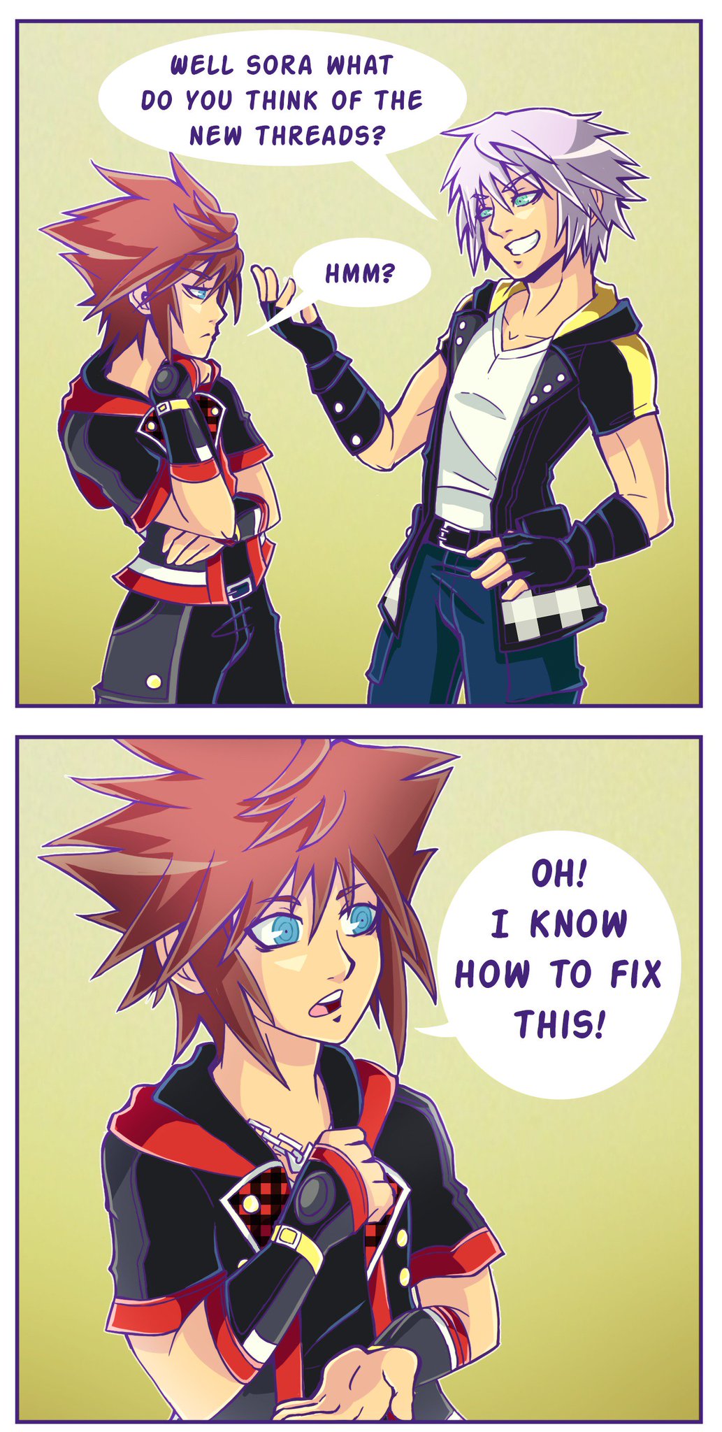 Kat on Twitter &quot;WELL I mean all of Riku’s main outfits