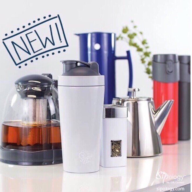 SteepedTeaLife's tweet photo. New season new #teaware: a thermos that keeps your drink hot all day, modern teapots and tumblers that last! https://t.co/5YyVXWaN6Q